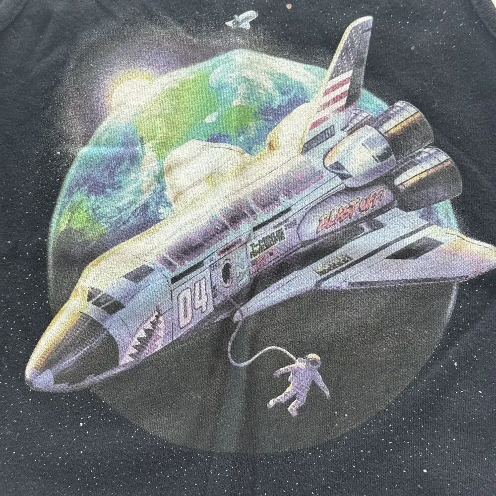 4/$10 - Old Navy Space Shuttle Toddler Boy Cotton Tank Top